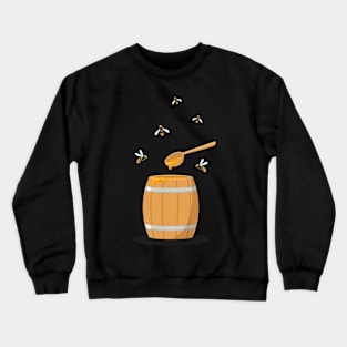 Beekeeping Honey Bees Honeycomb Beekeeper Crewneck Sweatshirt